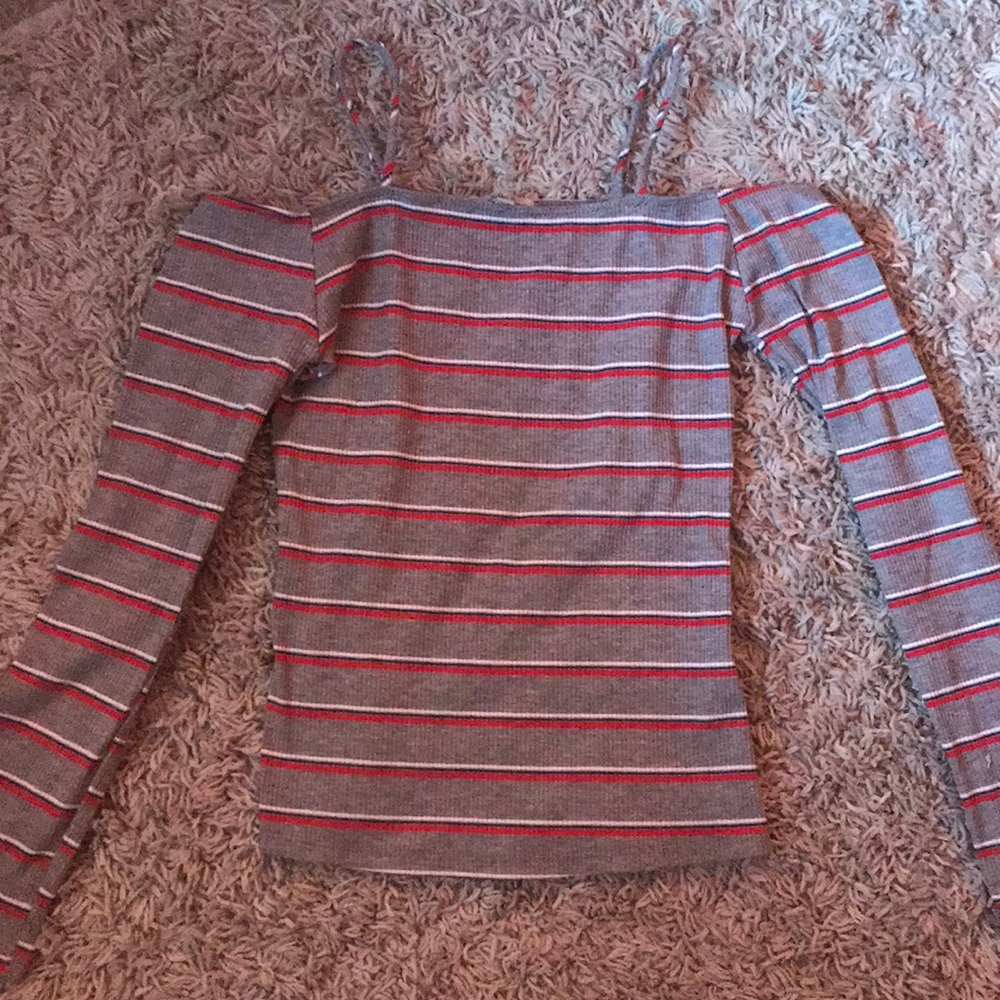 Charlotte Russe off-shoulder long sleeve
